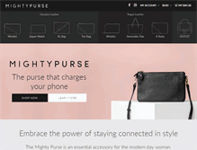 Tablet Screenshot of mighty-purse.com